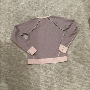 lululemon athletica Striped Sweatshirt in Pink and Gray